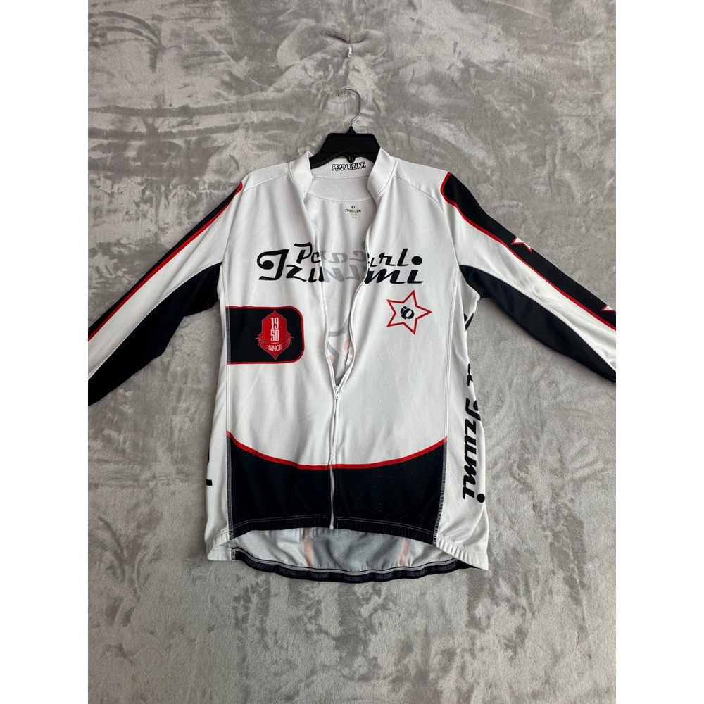 Pearl Izumi Mens Cycling Kit Long SleeveJersey & Elite Padded Tights White Black